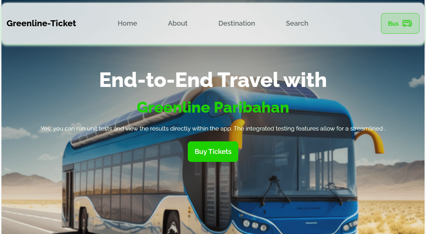 GreenLine Bus Ticket Service